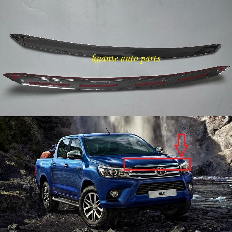 Car Engine Bonnet Chrome Moulding for Hilux Revo 2015 75770-0k310