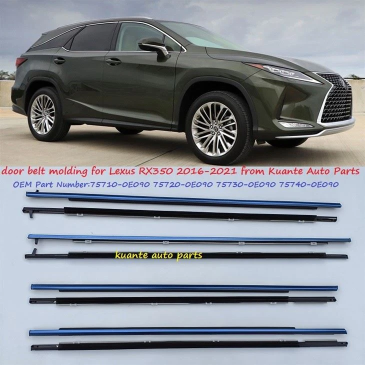 Lexus RX350 door belt molding